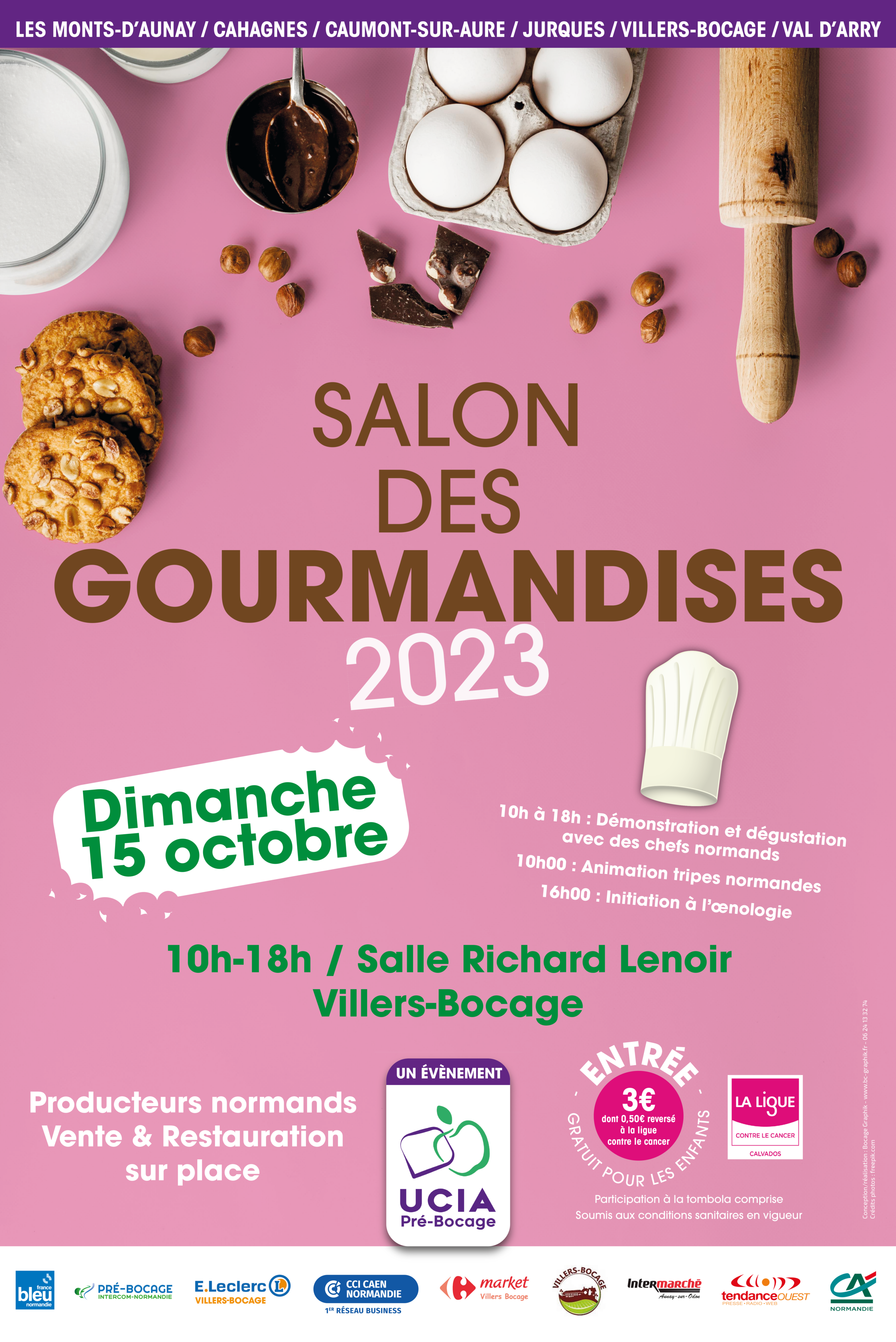 SALON DES GOURMANDISES - affiche 2023