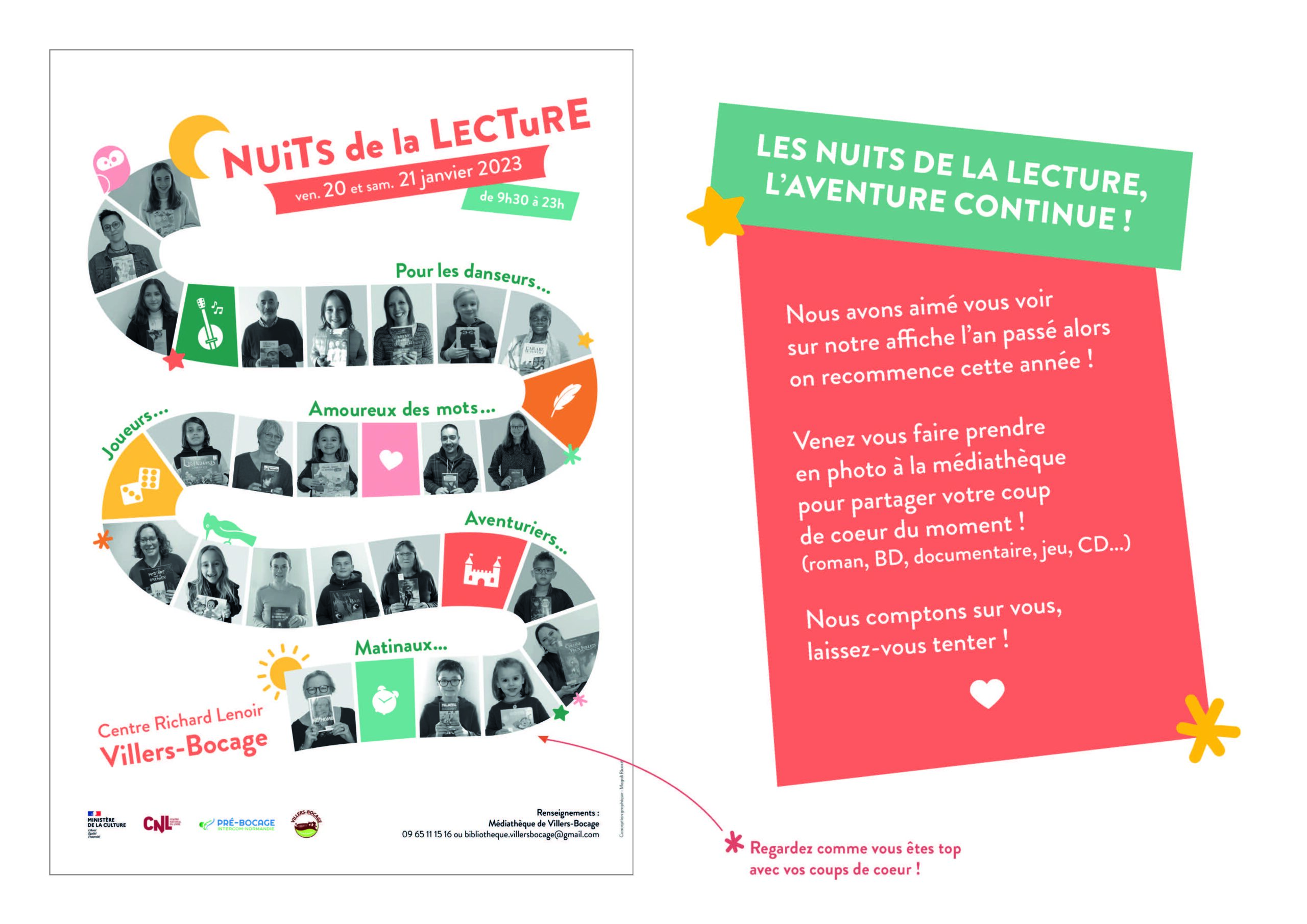 Nuits de la lecture 2024 - annonce photos