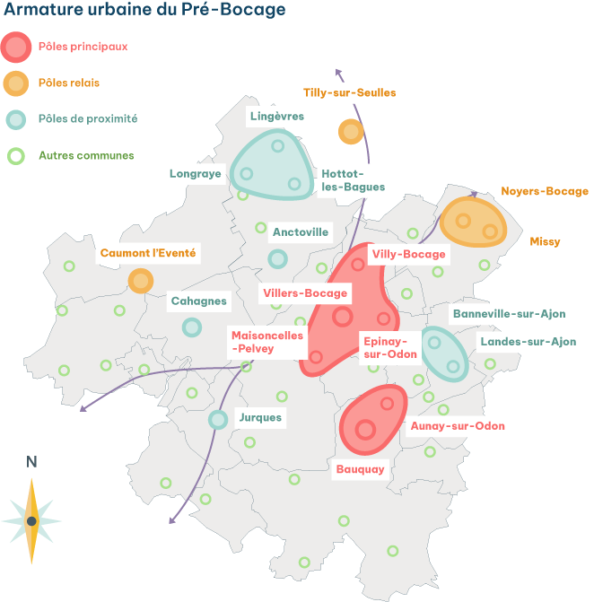 Carte armature urbaine