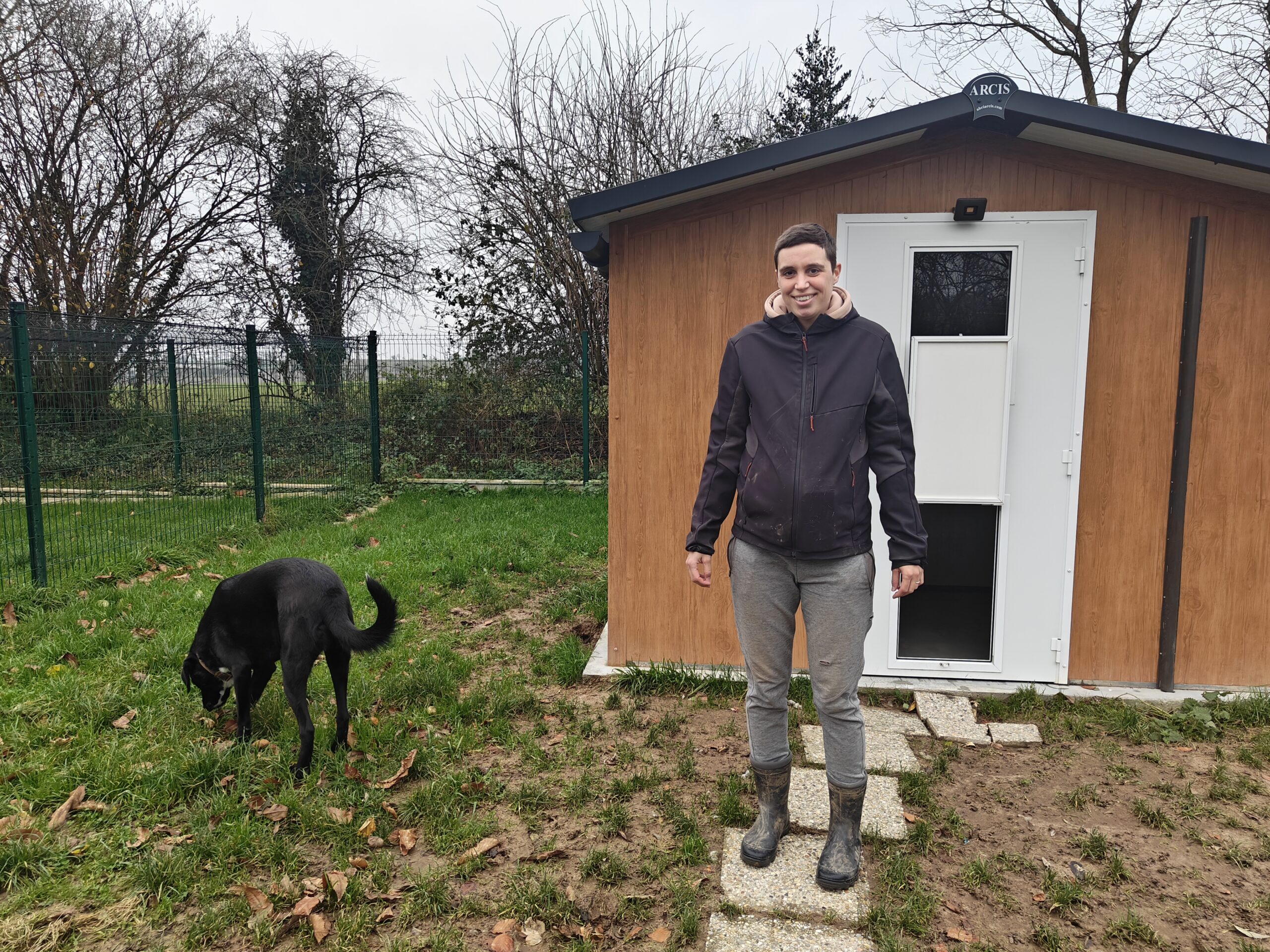 Chalet pour chiens à L’Astuce, pension canine à Cahagnes